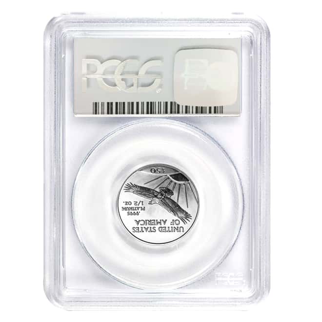 2002 1/2 oz $50 Platinum American Eagle PCGS MS 69