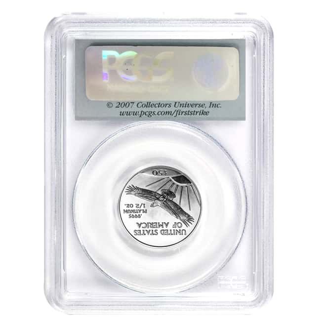 2007 1/2 oz $50 Platinum American Eagle PCGS MS 69 First Strike