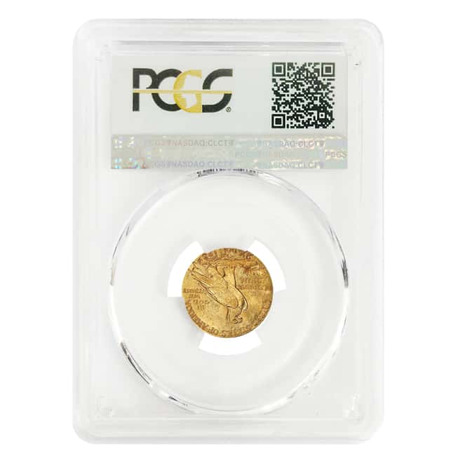 1929 $2.5 Gold Quarter Eagle Indian Head PCGS MS 62