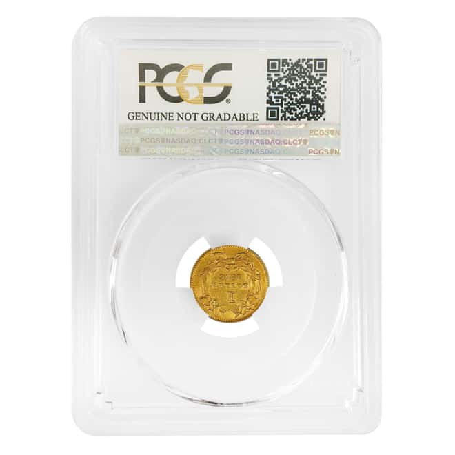 1856 $1 Gold Indian Princess Head Type 3 PCGS AU Details