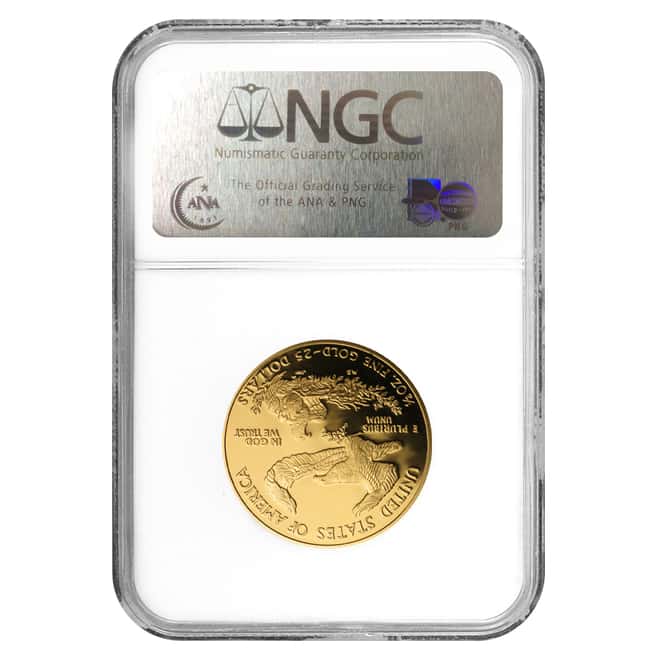 2005 W 1/2 oz $25 Proof Gold American Eagle Coin NGC PF 69 UCAM