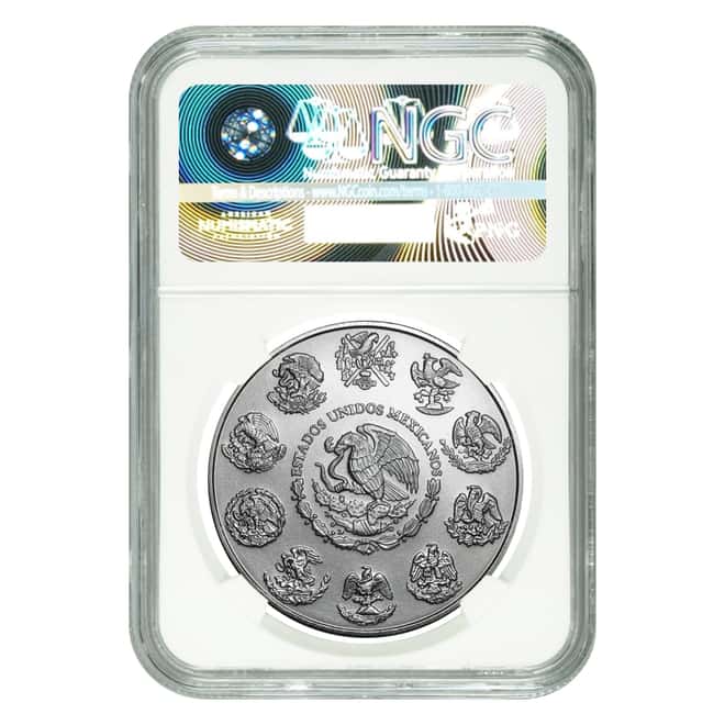 2015 1 oz Mexican Silver Libertad NGC MS 69 Early Releases