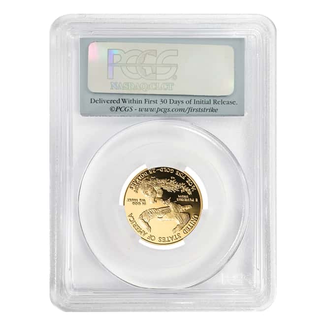 2014 W 1/2 oz $25 Proof Gold American Eagle PCGS PF 70 DCAM First Strike