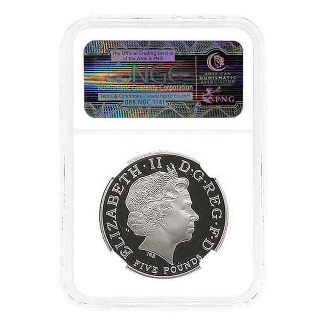 2009 Great Britain 2012 London Olympics Countdown Proof Silver Coin NGC PF 70 UCAM
