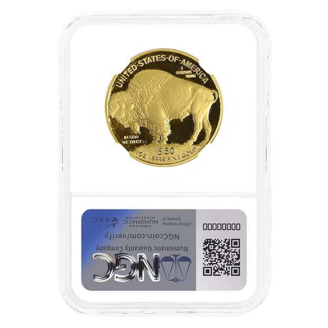 2018-W 1 oz $50 Proof Gold American Buffalo NGC PF 70
