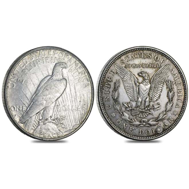 1878-1935 Silver Morgan/Peace Dollar Below Cull (Random Year)