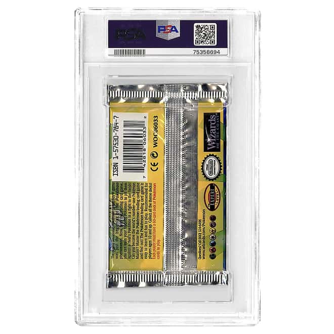 1999 Pokemon Base Foil Pack Venusaur WOTC PSA MINT 9