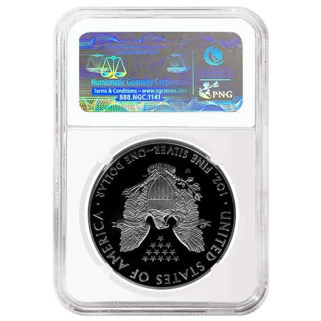 2011 1 oz Silver American Eagle 5-Coin Set NGC MS 70 / PF 70 Early Releases (25th Anniversary)