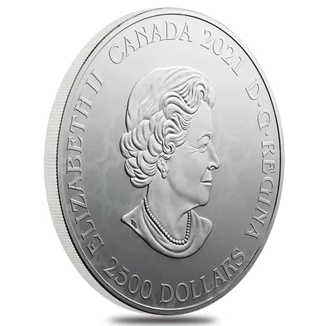 2021 Canada 1 Kilo Proof Platinum The Ultimate Coin with Pink Diamonds .9995 Fine (w/Box & COA)
