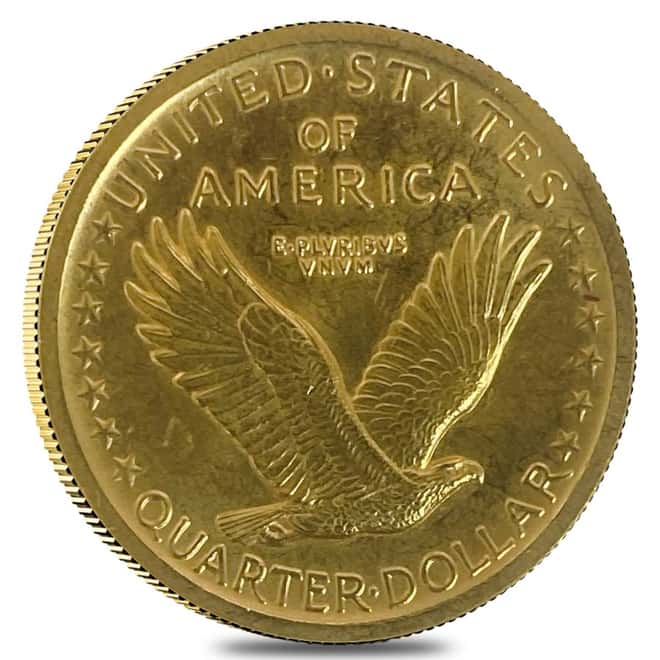 SCRUFFY - 2016 1/4 oz Standing Liberty Centennial Gold Coin 100th Anniversary (w/Box & COA)