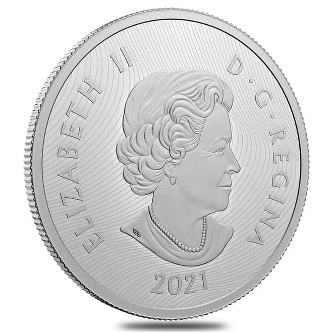 2021 Canada 82.3 gram Silver Lake Louise High Relief Coin .9999 Fine (w/Box & COA)