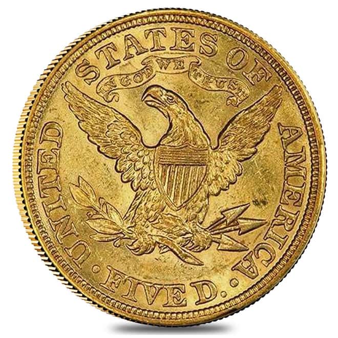 1885 $5 Liberty Head Half Eagle Gold Coin NGC AU 58