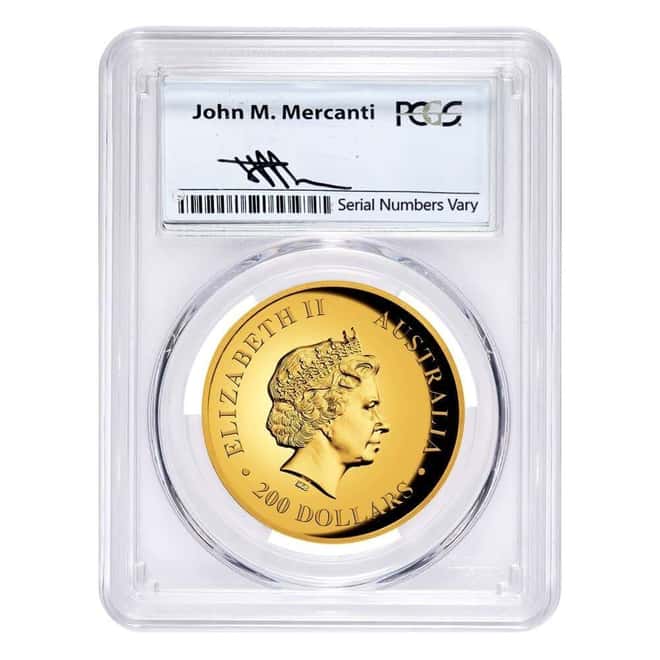 2014 2 oz Proof Gold Australian Wedge-Tailed Eagle Perth Mint PCGS PF 70 DCAM (John M. Mercanti)