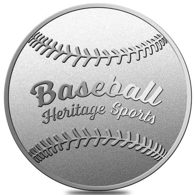 2022 Solomon Islands 1 oz Silver Baseball 2-Coin Set - Heritage Sports .9999 Fine (w/Box & COA)