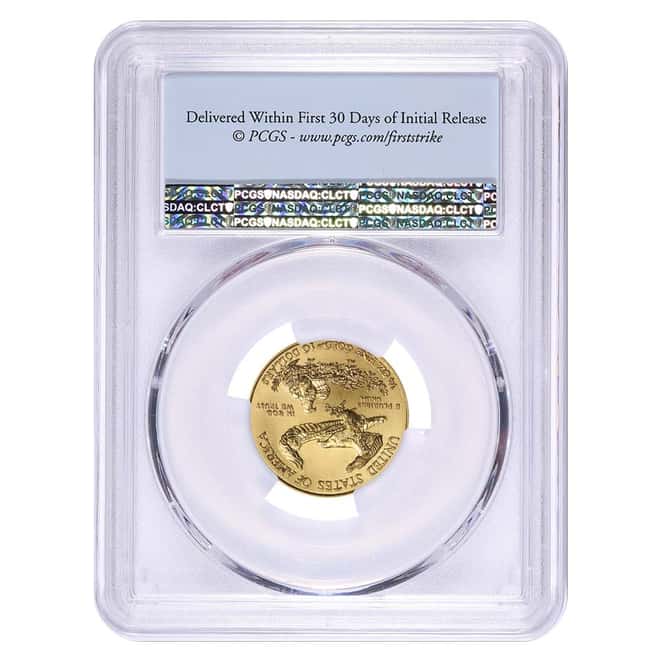 2017 1/4 oz Gold American Eagle PCGS MS 69 First Strike