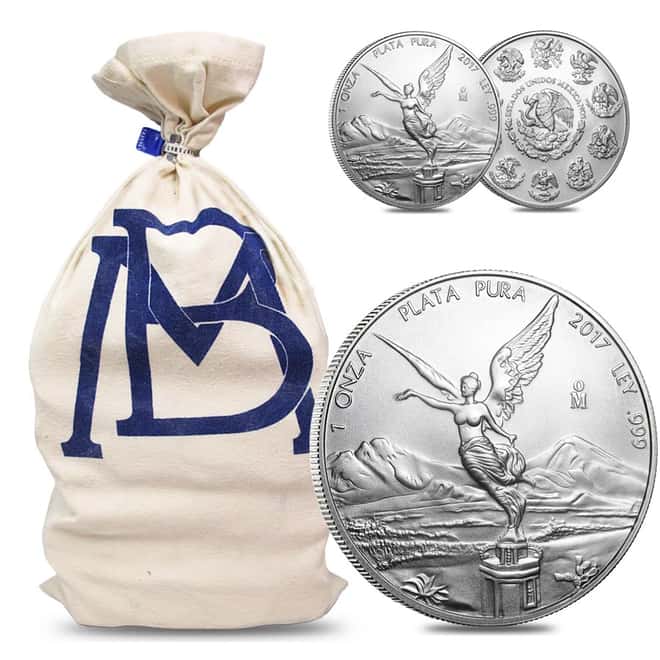 2017 1 oz Mexican Silver Libertad Coin .999 Fine BU