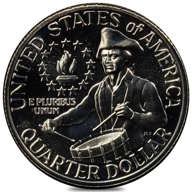 $10 Face Value 1976 Proof Bicentennial Washington Quarter 40% Silver 40 Coins
