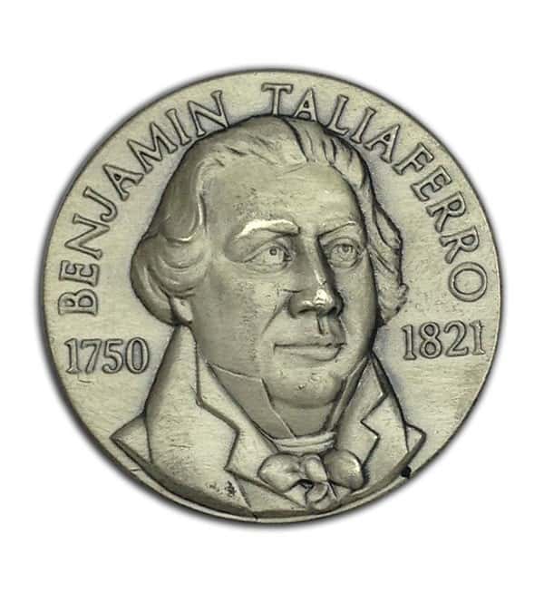 1750-1821 Benjamin Taliaferro 1.21 oz of .925 Sterling Silver High Relief Medal 