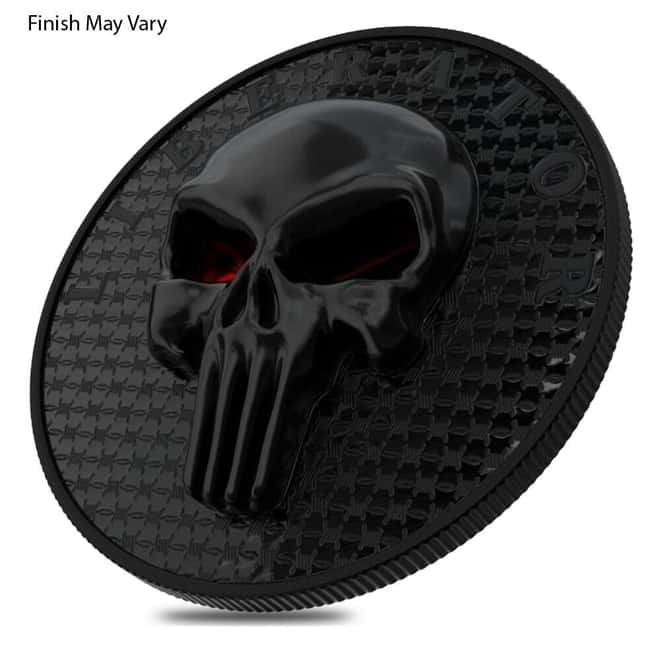 2021 1 oz Dark Side One Soul Liberator Ultra High Relief Proof Silver Round