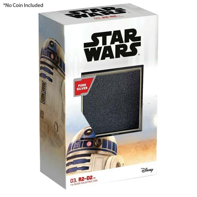 NO COIN - 2020 1 oz Colorized Silver Star Wars - R2-D2™ - Niue Chibi Coin Collection (OEM Box & COA)