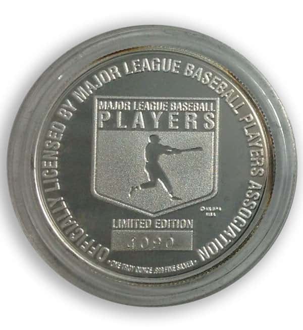 Barry Bonds 1 oz .999 Fine Silver Limited Edition Commemorative Medallion W/ Box and COA