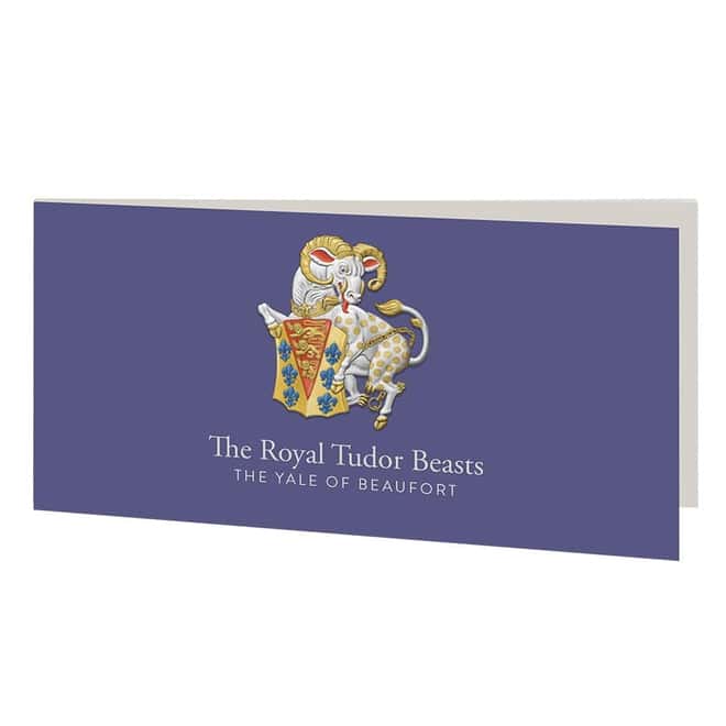2023 Great Britain 2 oz Proof Silver The Tudor Beasts Yale of Beaufort 2-Coin Set (w/Box & COA)