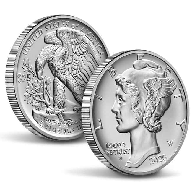 2021-W 1 oz Proof Palladium American Eagle $25 Coin (w/Box & COA)