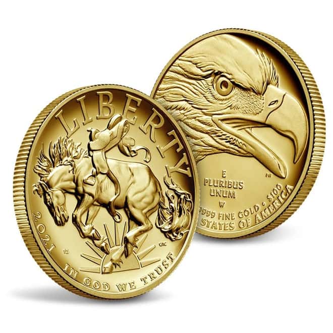 2021 W 1 oz $100 American Liberty High Relief Gold Coin (w/Box & COA)
