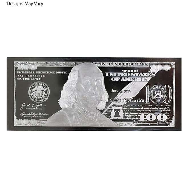 4 oz Generic Silver Bar .999 Fine