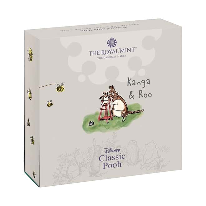 2022 Great Britain 8 gram Disney Kanga and Roo Proof Silver Coin .925 Fine (w/Box & COA)