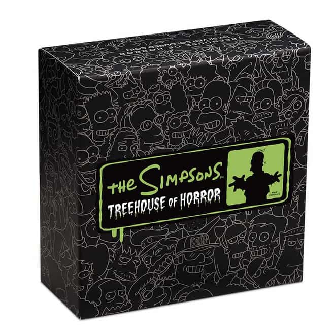 2022 1 oz Tuvalu The Simpsons Treehouse of Horror Colorized Silver Coin .9999 Fine (w/Box & COA)