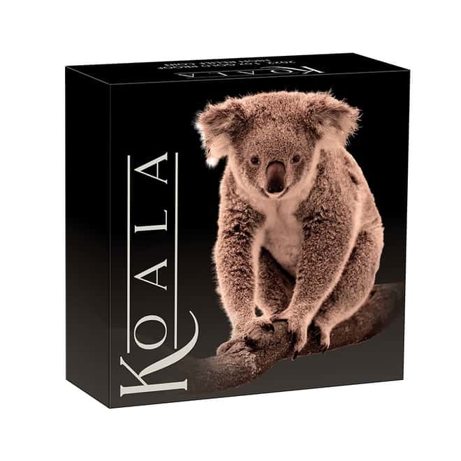 2022 1 oz Proof Gold Australian Koala High Relief Coin Perth Mint .9999 Fine (w/Box & COA)