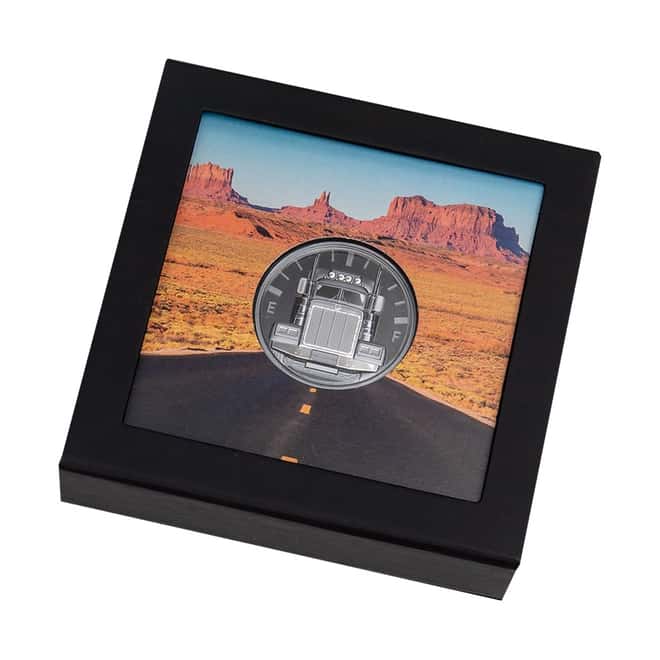 2022 Cook Islands 2 oz Silver The Journey - Truck King of the Road Coin .999 Fine (w/Box & COA)