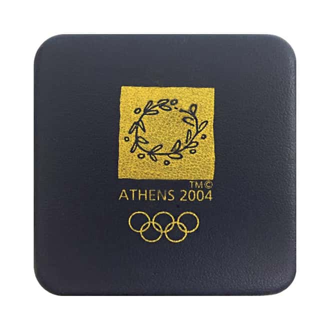 2004 Athens Gold Proof 100 Euro Olympic Games 10 gram .999 Fine (w/Box & COA)