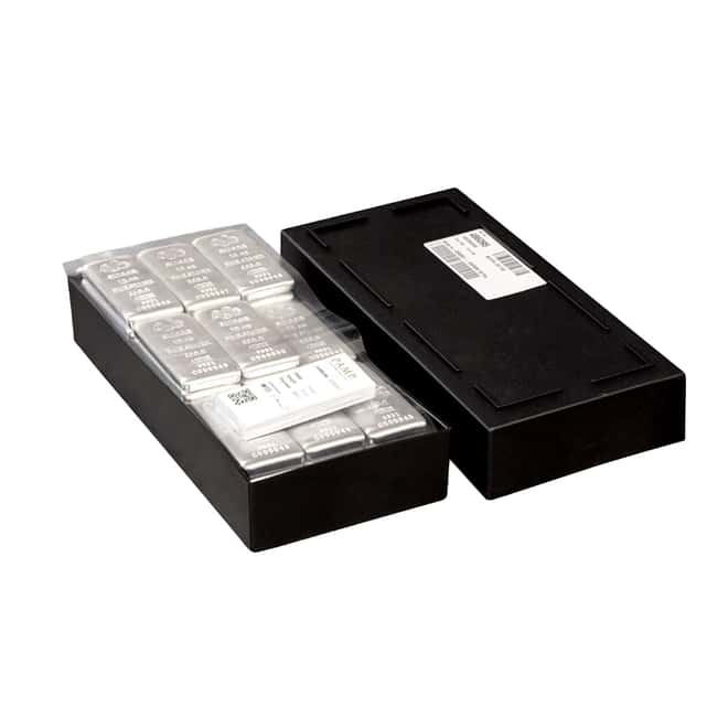 10 oz PAMP Suisse Silver Cast Bar .999 Fine (w/Assay)