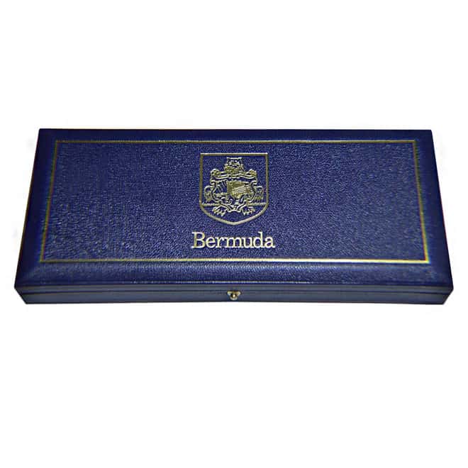 1989 Gold 1.8567 oz Bermuda Hogge Money Proof 4-coin set W/Box & COA