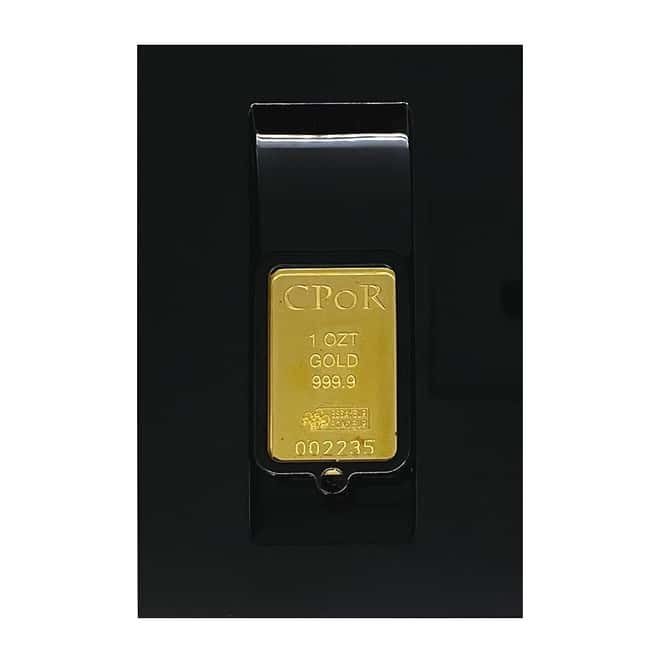 1 oz PAMP Suisse Jean Paul Gaultier Gold Bar .9999 Fine (w/Box & COA)