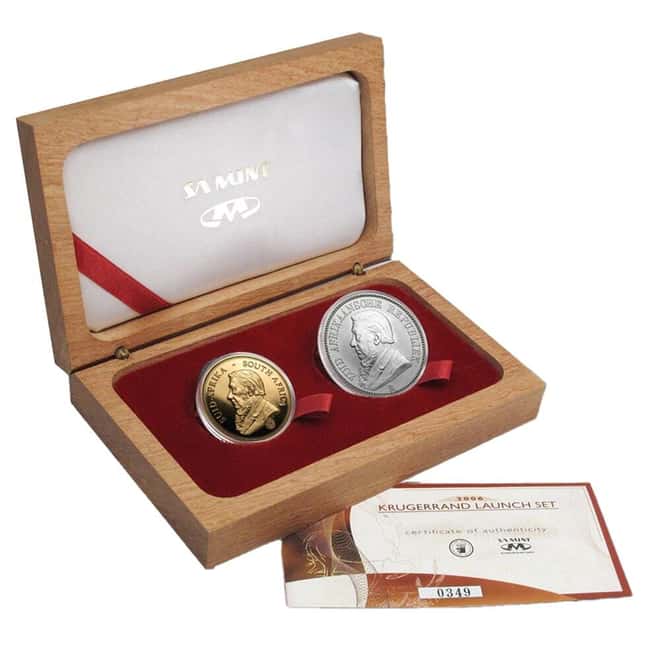 2006 South Africa 1 oz Proof Gold Krugerrand Launch 2-Coin Set