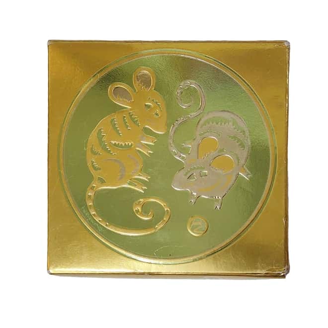 2008 Canada 0.285 oz Gold Lunar Year of the Rat Holographic Coin (w/Box & COA)