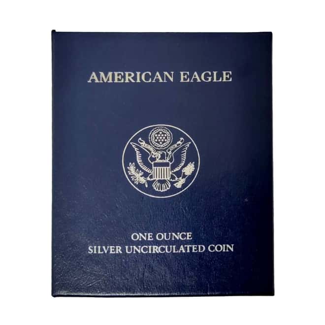 2012-W 1 oz Burnished Silver American Eagle (w/Box & COA)