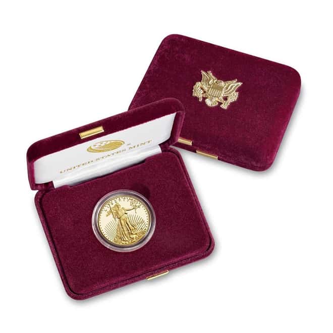 2020-W 1/2 oz $25 Proof Gold American Eagle (w/Box & COA)