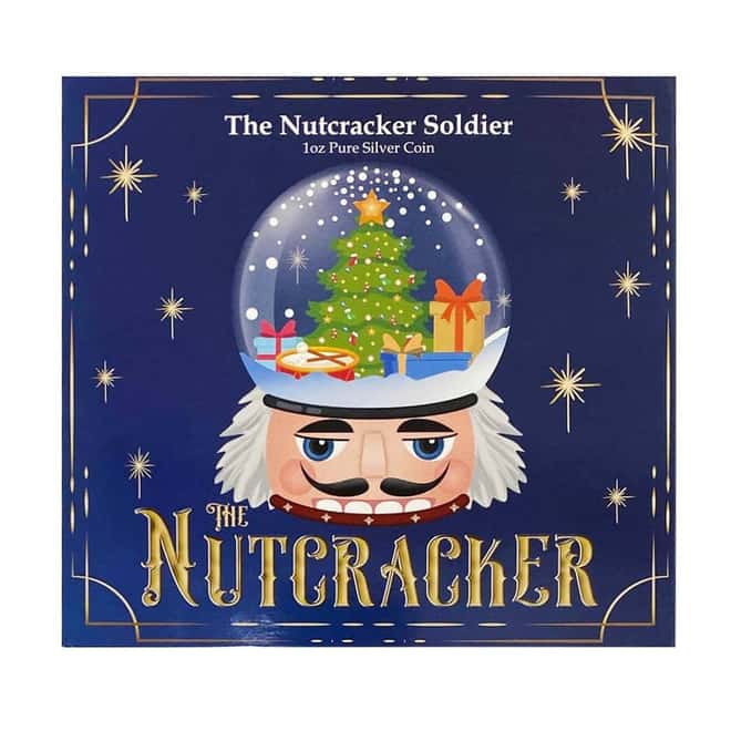 2021 Solomon Islands 1 oz Nutcracker Soldier Silver Coin .9999 Fine (w/Box & COA)