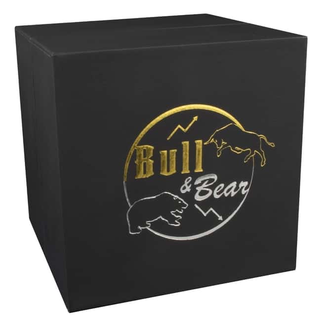 2022 2 oz Silver Bull and Bear Spherical Coin Samoa .999 Fine (w/Box & COA)