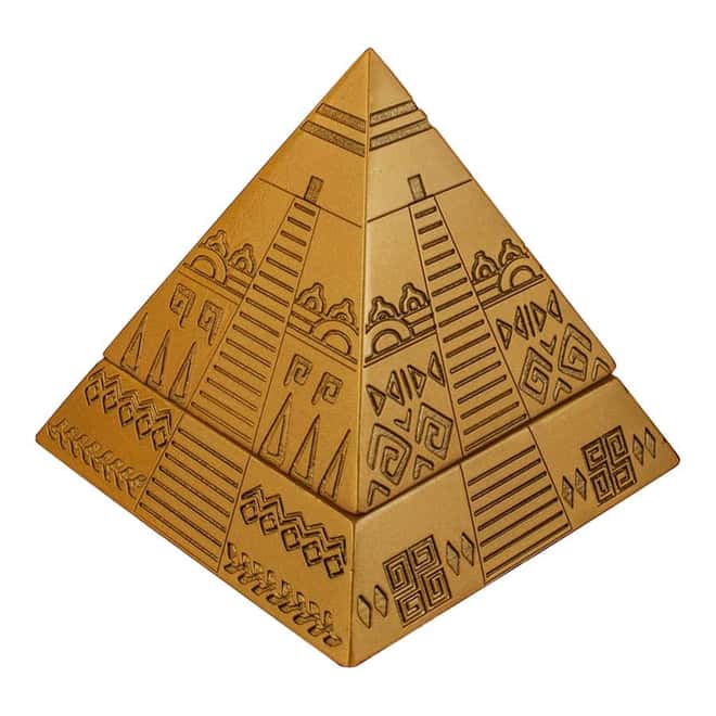 2022 5 oz Silver Mayan Pyramid 3D Shaped Coin Nicaragua .999 Fine (w/Box & COA)