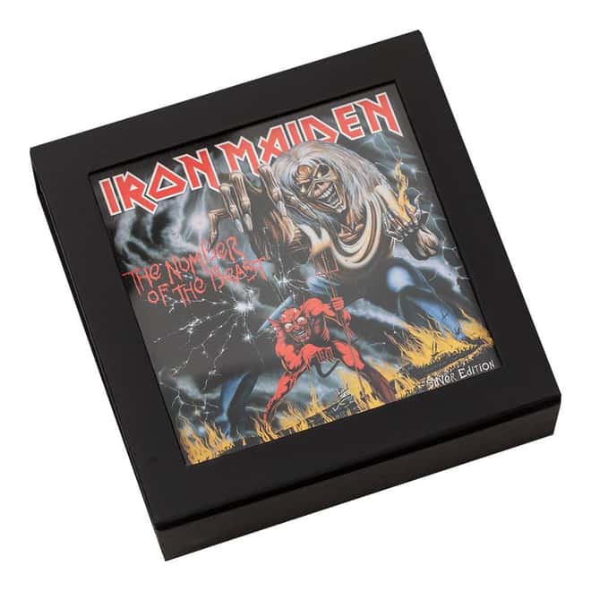 2022 Cook Islands 1 oz Iron Maiden The Number of the Beast Silver Coin