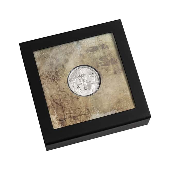 2022 Cook Islands 1 oz Platinum Legacy of the Pharaohs Coin .9995 Fine (w/Box & COA)
