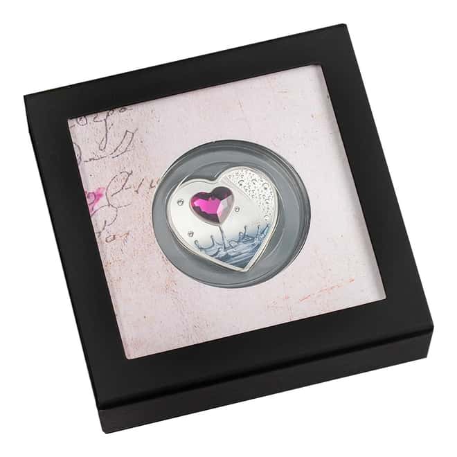 2022 Cook Islands 20 gram Proof Silver Brilliant Love Coin .999 Fine (w/Box & COA)