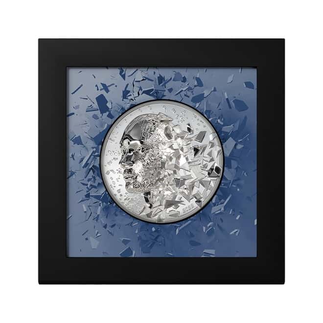 2022 Cook Islands 3 oz Silver Burst Proof Silver Coin .999 Fine (w/Box & COA)