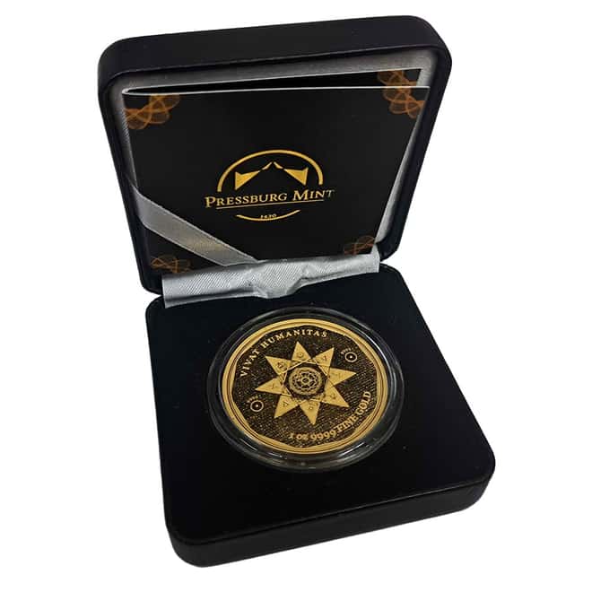 2022 Niue 1 oz Vivat Humanitas Prooflike Gold Coin