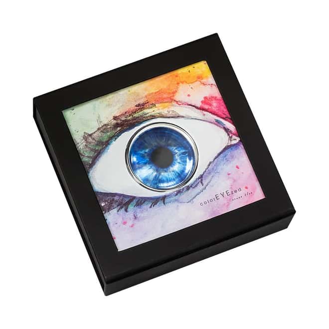 2022 Palau 1 oz Proof Silver ColorEYEzed Ocean Blue Coin .999 Fine (w/Box & COA)
